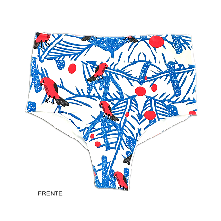 HOT PANT PARA BEACH TENISTA/SURF .  estampa TIÊ SANGUE - AZUL . ÖTA TENNIS CLUB