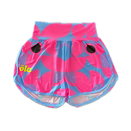 SHORT FREEDOM - GEOMÉTRICO POP ART . ROSA . RUN LIKE A GIRL . ÖTA TENNIS CLUB