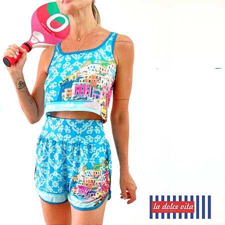 SHORT FREEDOM - RENDA ITALIANA . JÔNICO . LA DOLCE VITA . ÖTA TENNIS CLUB
