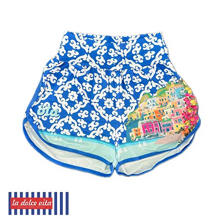 SHORT FREEDOM - RENDA ITALIANA . TIRRENO . LA DOLCE VITA . ÖTA TENNIS CLUB