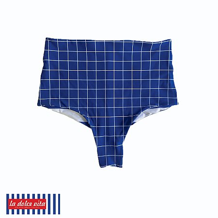 HOT PANT PARA BEACH TENISTA/SURF .  estampa SQUARE AZUL. LA DOLCE VITA . ÖTA TENNIS CLUB
