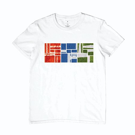 CAMISETA ALGODÃO . estampa FRAME TENNIS COURT Ö. OTA CAMISETAS .