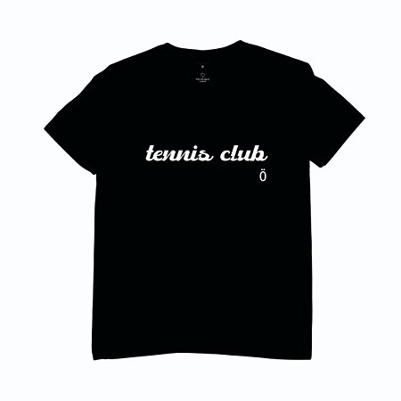 CAMISETA ALGODÃO . estampa TENNIS CLUB BLUE Ö. OTA CAMISETAS .