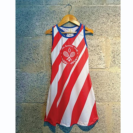 vestido de TENNIS e B.T | nadador RAIO DE LUZ RED . ÖTA TENNIS CLUB