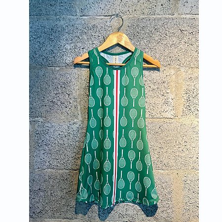 vestido de TENNIS e B.T | nadador RACKET TENNIS. GREEN. ÖTA TENNIS CLUB