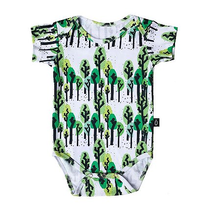 body para bebê . estampa jardina . OTA .