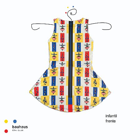 vestido de TENNIS e B.T | BADOSA_ estampa DANÇA BHS2. BAUHAUS. . ÖTA TENNIS CLUB