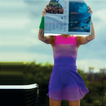 vestido de TENNIS e B.T | BADOSA. CÉU DESERTO ATACAMA. ÖTA TENNIS CLUB