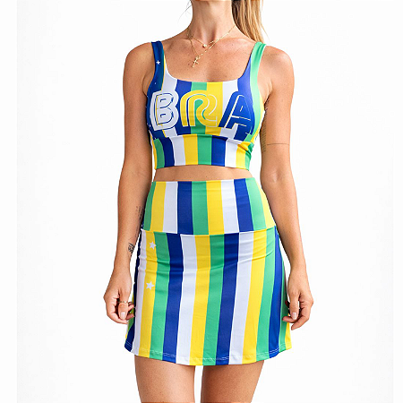 top de TENNIS |SAKKARI . estampa FREQUÊNCIA BRASIL . ÖTA TENNIS CLUB