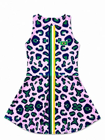 vestido de TENNIS e B.T | BADOSA. ONÇA PINTADA ROSA BRASIL . ÖTA TENNIS CLUB
