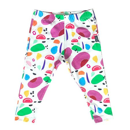 CALÇA LEGGING infantil . estampa SOPINHA DA VOVÓ . OTA .