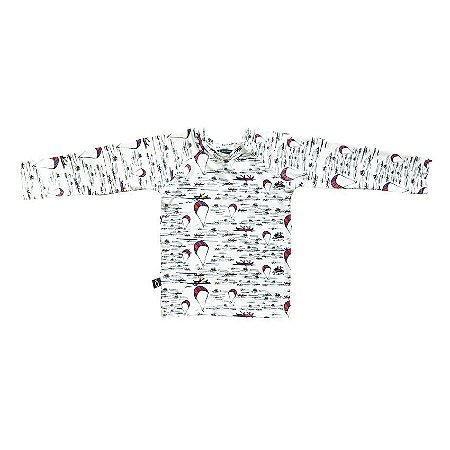 BLUSA DE PROTEÇÃO infantil . estampa MAR RADICAL COM O PAPAI . OTA .