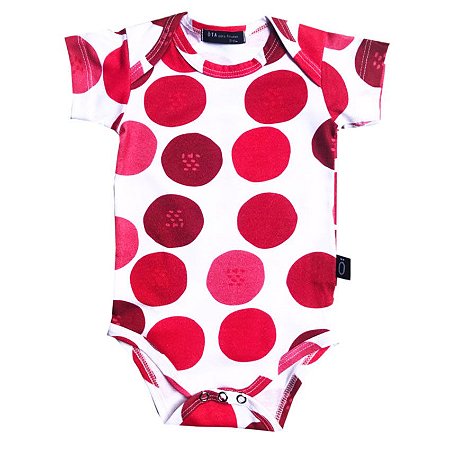 body para bebê . estampa TOMATINHO CEREJA . OTA .