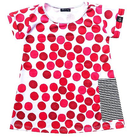 VESTIDO . estampa TOMATINHO CEREJA . OTA .