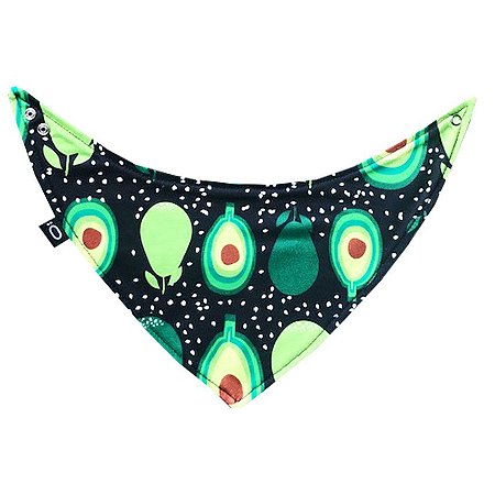 babador  para bebê . estampa ABACATE BLACK . ÖTA .