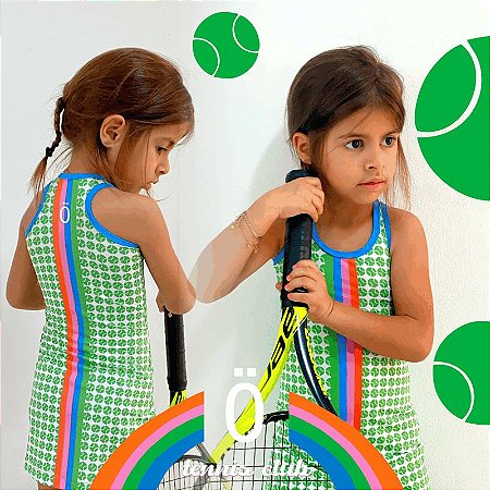 vestido  de TENNIS | nadador | .  estampa PLAY . OTA .