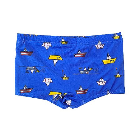sunga  infantil . estampa BARQUINHOS NO MAR DO OTTO  . OTA .