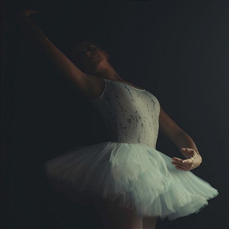 Collant de Ballet Adulto. estampa Camomilas White . OTA .