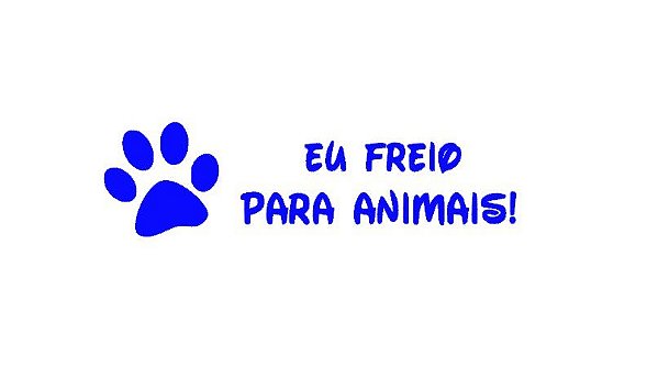 Eu freio para animais