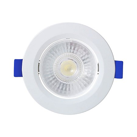 Spot LED 3W Embutir Redondo 3000K Branco Quente Blumenau - Ciano Iluminação