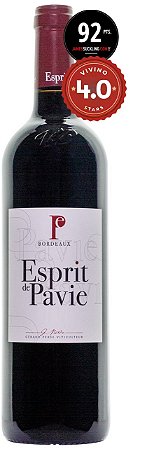 Vinho Tinto Esprit de Pavie 2018
