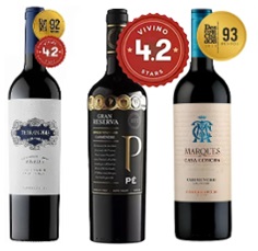 Caixa Vinhos Carmeneres Especiais