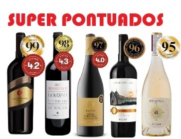 Caixa de Vinhos Super Pontuados