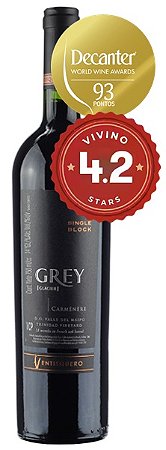Vinho Tinto Grey Single Block Glacier Carmenere 2022