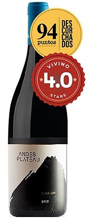 Vinho Tinto Andes Plateau Cota 500 Syrah 2020