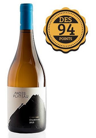 Vinho Branco Andes Plateau Cota 500 Chardonnay 2021