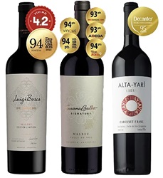 Caixa Vinhos Degustação Argentina