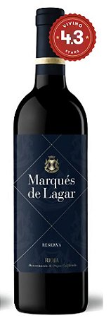 Vinho Tinto Marques del Lagar Reserva Rioja 2018