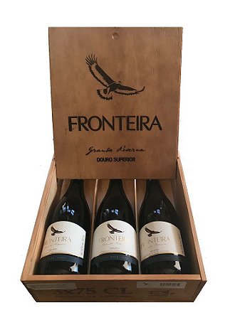 Caixa com 3 Fronteira Grande Reserva 2018