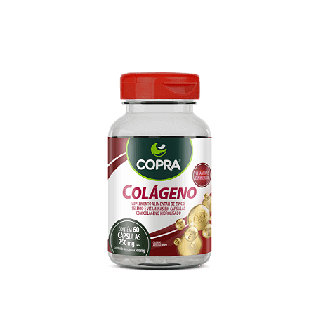 Colágeno C/ Vitaminas e Minerais 60 Cápsulas Copra