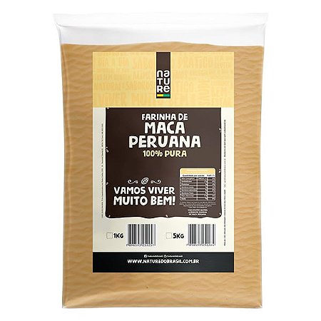 Farinha De Maca Peruana 100% Pura 1KG Nature