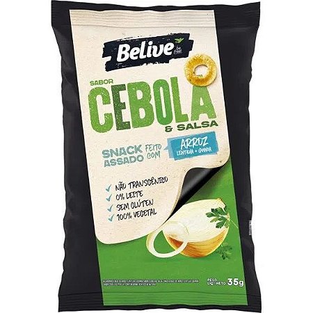Snack Cebola E Salsa 35G Belive