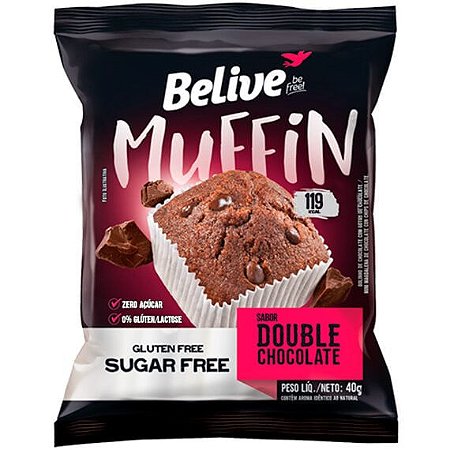 Muffin Chocolate 10Un 40G Belive