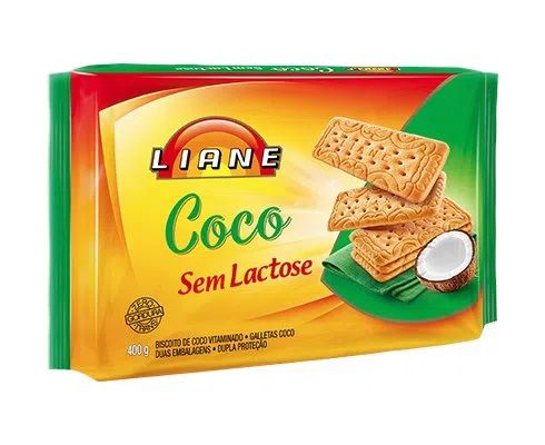 Biscoito Coco 400g Liane
