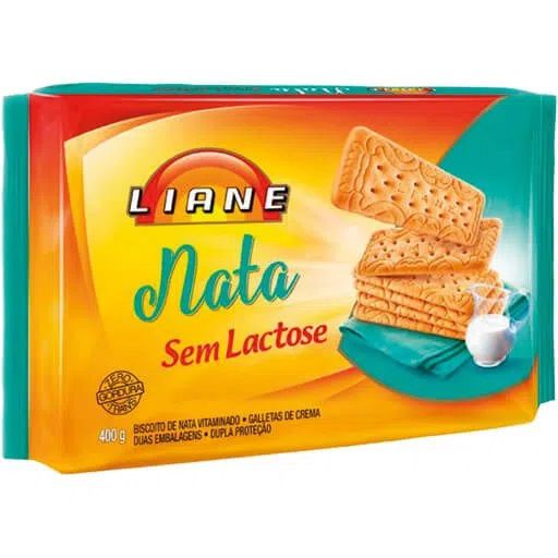 Biscoito Nata Sem Lactose 400g Liane
