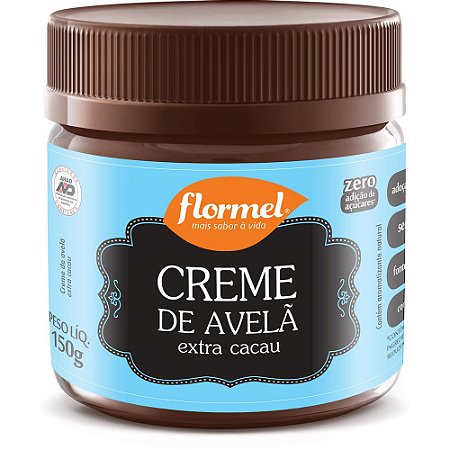 Creme de Avelã Extra Cacau sem Adição Açúcar 150g Flormel