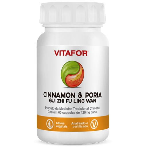 Cinnamon & Poria Gui Zhi Fu Ling Wan 60 Cápsulas Vitafor