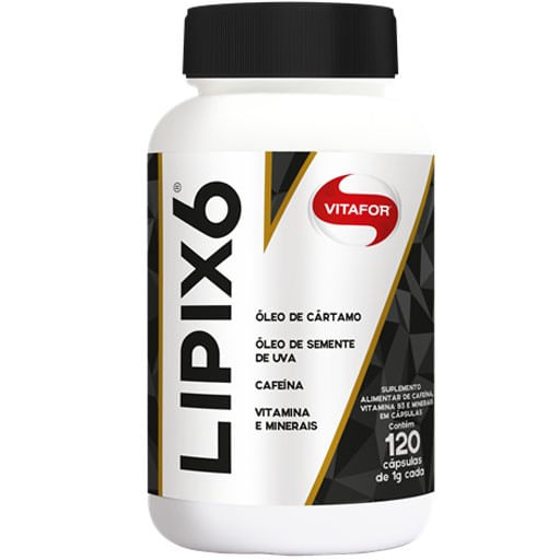 Lipix 6 120 Cápsulas Vitafor