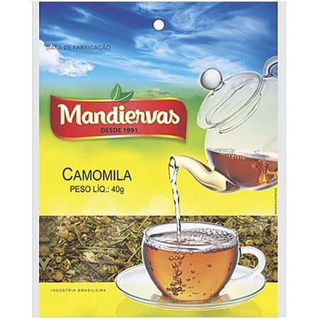 Chá Camomila Mandiervas 40G
