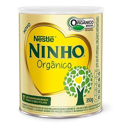 Leite em Pó Instantâneo Ninho Integral Orgânico 350g Nestlé