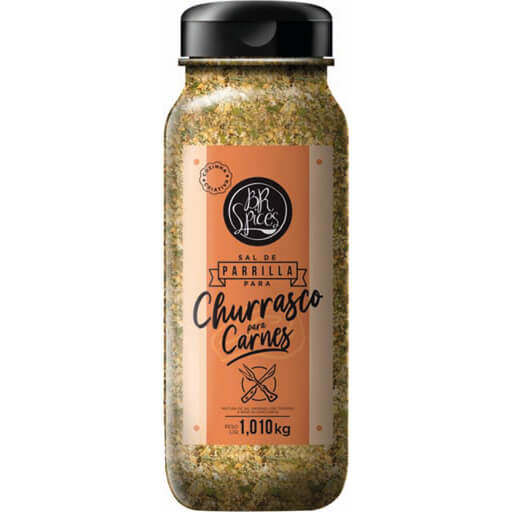 Sal para Churrasco Carne 1010g Br Spices