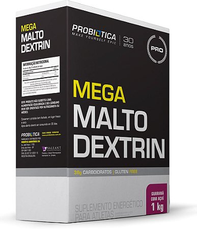 Mega Malto Dextrin Guaraná com Açaí 1Kg Probiotica