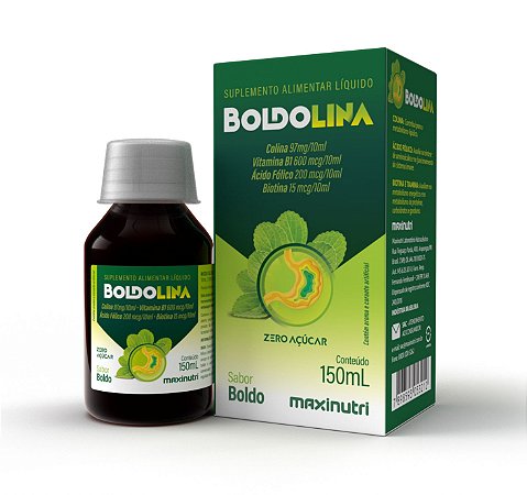 Boldolina Boldo Zero 150ml Maxinutri