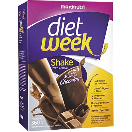 Shake Mousse Choc Diet Week 360G Maxinutri
