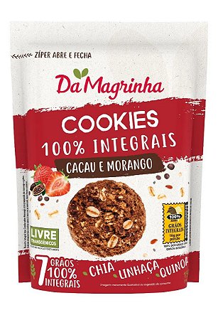 Cookies Integral Cacau/Morango 150G Magrinha