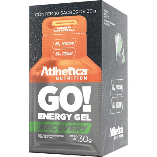 Go! Energy Gel Laranja/Acerola 10Sac X 30G Atlhetica Nutrition